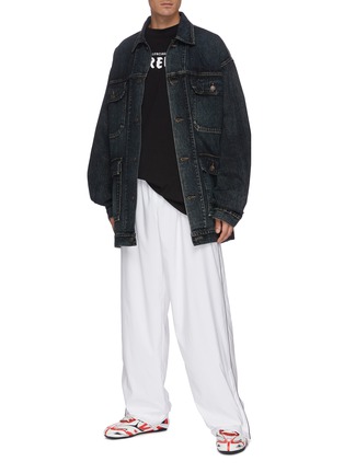 Figure View - Click To Enlarge - BALENCIAGA - Technical track pants