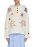 Main View - Click To Enlarge - MIRA MIKATI - Star embellished knit hoodie
