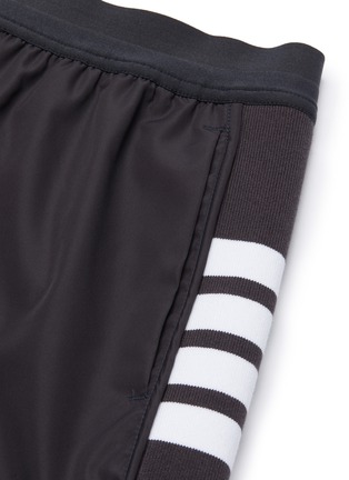  - THOM BROWNE  - Contrast stripe running shorts