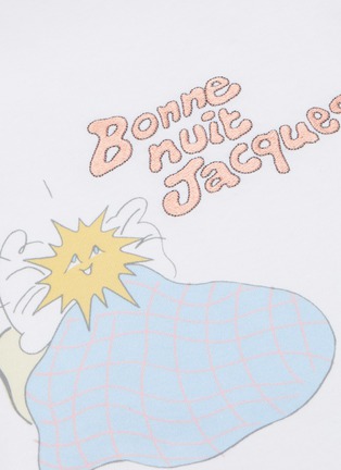  - JACQUEMUS - 'Bonne nuit' print graphic cotton T-shirt