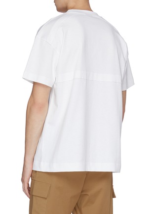 Back View - Click To Enlarge - JACQUEMUS - Taped cotton T-shirt