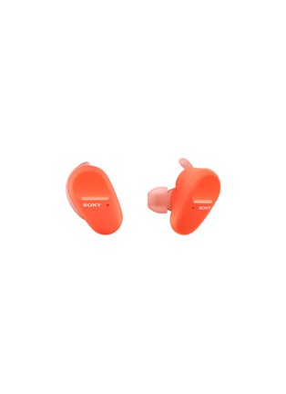 Main View - Click To Enlarge - SONY - WF-SP800N Noise Cancelling True Wireless Earbuds – Orange