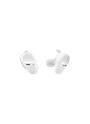 Main View - Click To Enlarge - SONY - WF-SP800N Noise Cancelling True Wireless Earbuds – White