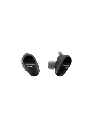 Main View - Click To Enlarge - SONY - WF-SP800N Noise Cancelling True Wireless Earbuds – Black