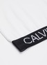  - CALVIN KLEIN PERFORMANCE - 'Active Icon' elastic logo hem crop T-shirt