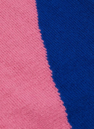  - CALVIN KLEIN PERFORMANCE - Colourblock logo back knit cardigan