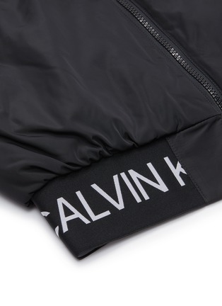  - CALVIN KLEIN PERFORMANCE - 'Active Icon' elastic logo hem padded bomber jacket