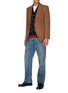 Figure View - Click To Enlarge - GUCCI - Oversized notch lapel palace wool vintage blazer