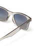 Detail View - Click To Enlarge - RAY-BAN - 'Wayfarer' transparent acetate square frame sunglasses