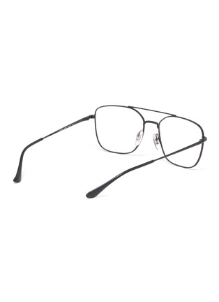 Figure View - Click To Enlarge - RAY-BAN - Metal square frame optical glasses