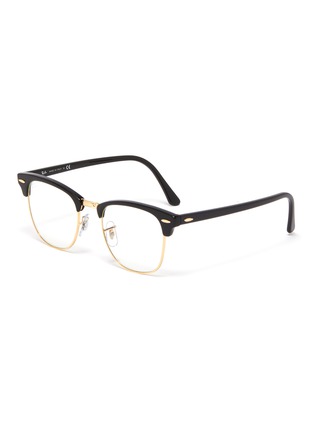 Main View - Click To Enlarge - RAY-BAN - Square acetate metal frame optical glasses