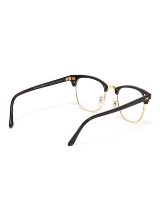 Figure View - Click To Enlarge - RAY-BAN - Square acetate metal frame optical glasses