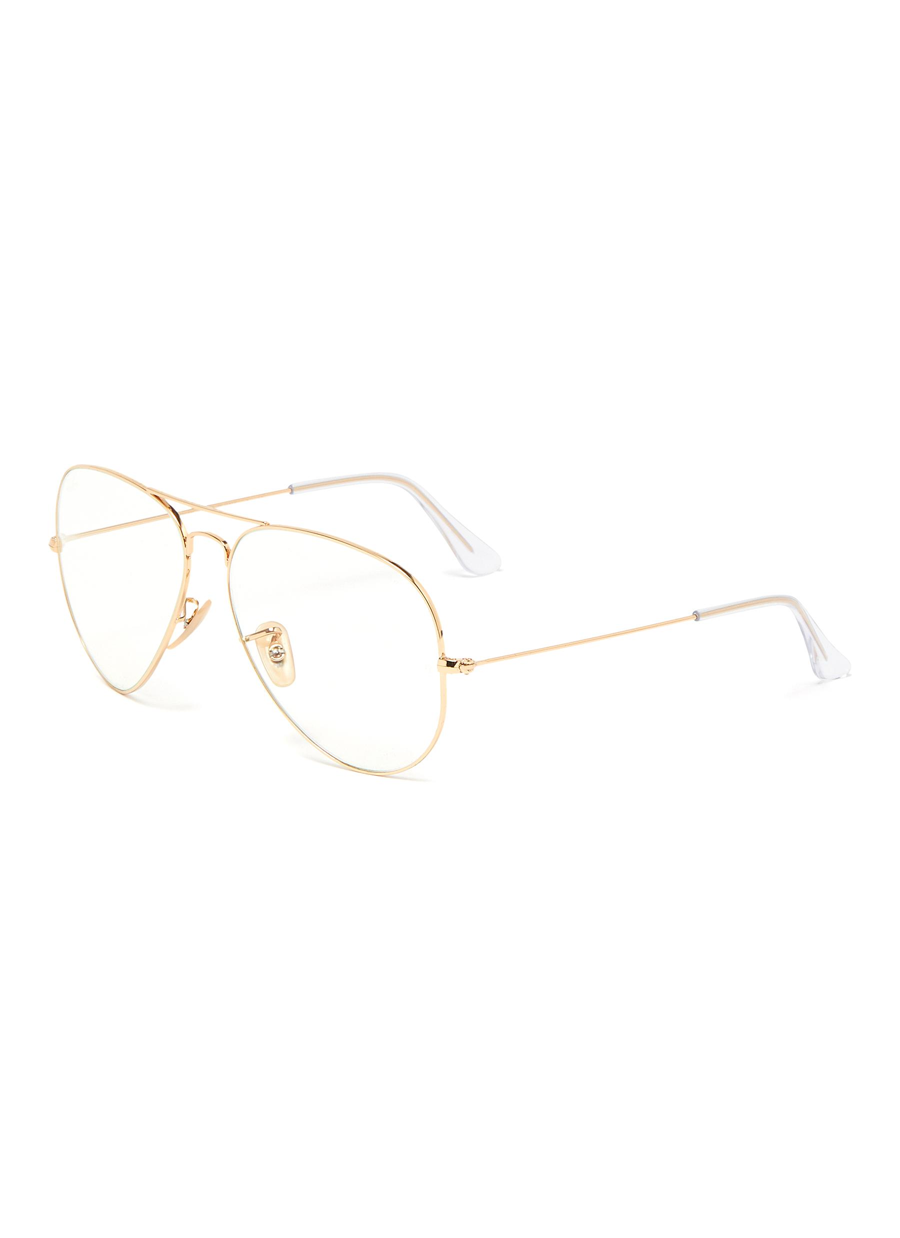 ray ban aviator optical glasses