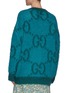 Back View - Click To Enlarge - GUCCI - GG monogram print mohair sweater