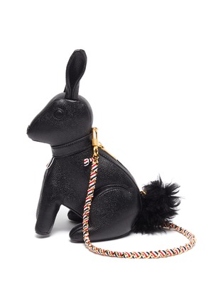 Main View - Click To Enlarge - THOM BROWNE  - Small rabbit pebble grain leather bag