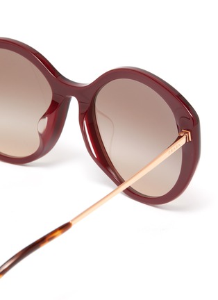 Detail View - Click To Enlarge - PRADA - Acetate frame cateye sunglasses