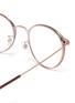 Detail View - Click To Enlarge - RAY-BAN - Metal round frame optical glasses