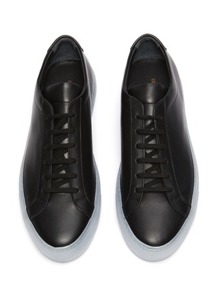 Detail View - Click To Enlarge - COMMON PROJECTS - 'Achilles Ice' lace up leather sneakers