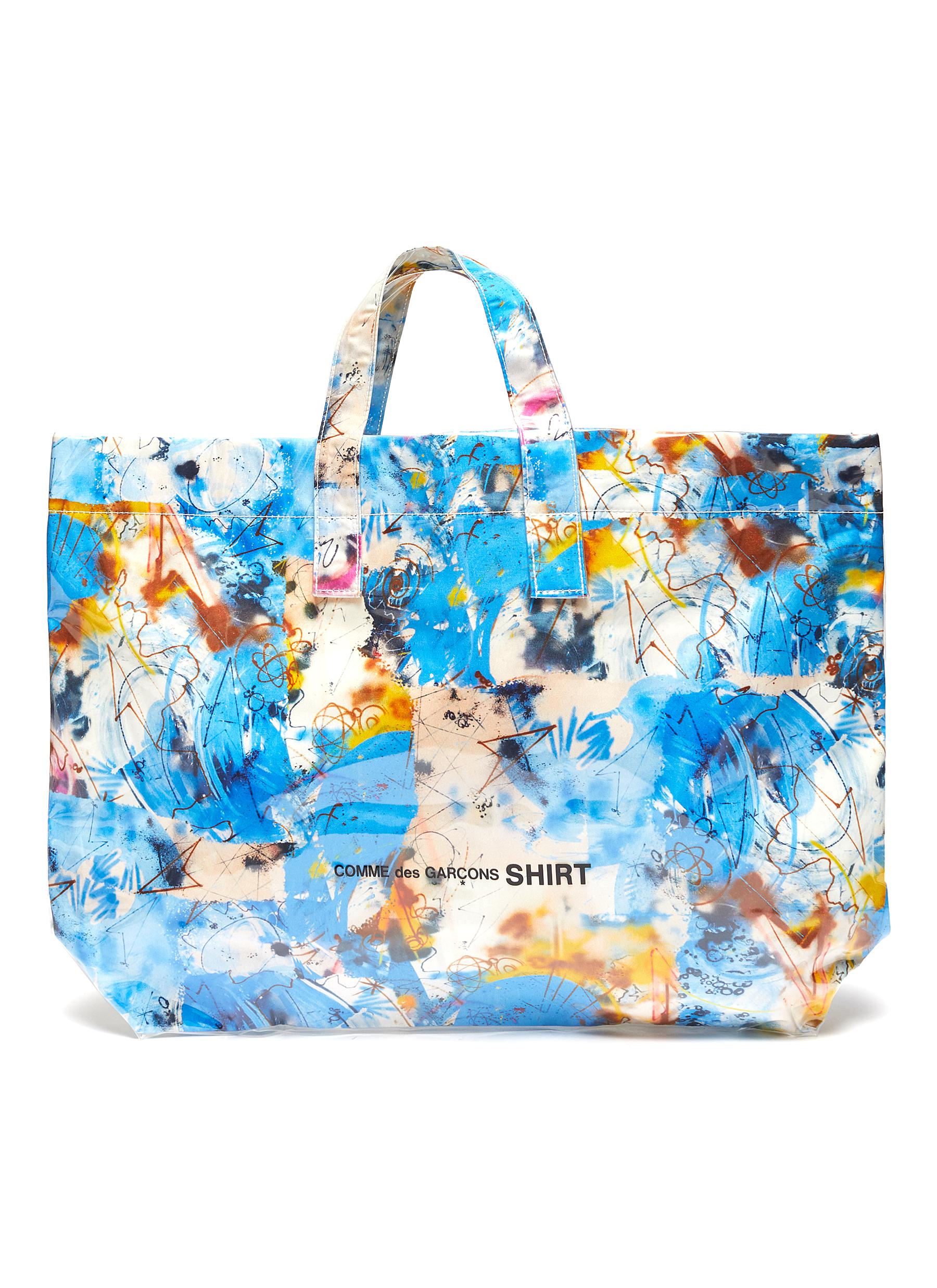 Comme Des Garçons Shirt X Futura Multi-coloured Graphic Print Tote