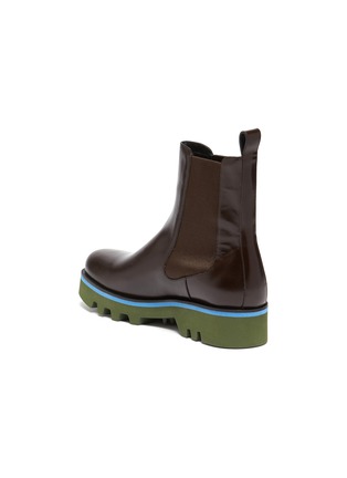  - DRIES VAN NOTEN - Contrast microfibre sole leather Chelsea boots