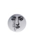 Main View - Click To Enlarge - FORNASETTI - Tema e Variazioni N. 81 Wall Plate — Black/White