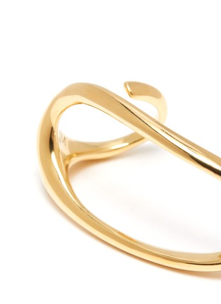 Detail View - Click To Enlarge - ANNE MANNS - 'Peri' adjustable 24k gold-plated sterling silver ring