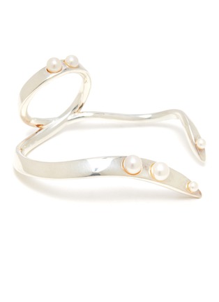 Main View - Click To Enlarge - ANNE MANNS - 'Eadie' freshwater pearl sterling silver ring
