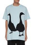 Main View - Click To Enlarge - LOEWE - Goose silhouette print oversized T-shirt