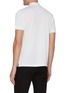 Back View - Click To Enlarge - FENDI - Strass embellished cotton pique polo shirt
