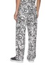 Back View - Click To Enlarge - FENDI - Floral print silk pants