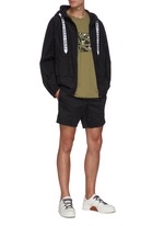 fendi monogram swim shorts