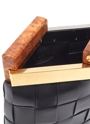 Detail View - Click To Enlarge - BOTTEGA VENETA - 'Borsa' Intrecciato leather clutch