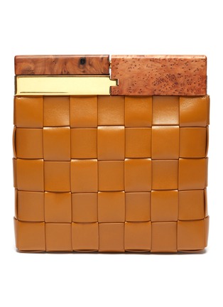 Main View - Click To Enlarge - BOTTEGA VENETA - 'Borsa' intrecciato leather crossbody bag