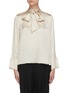 Main View - Click To Enlarge Main View - Click To Enlarge - ALICE + OLIVIA - Rosina tie neck blouse