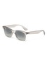 Main View - Click To Enlarge - RAY-BAN - Transparent square horn rimmed frame sunglasses