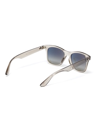 Figure View - Click To Enlarge - RAY-BAN - Transparent square horn rimmed frame sunglasses