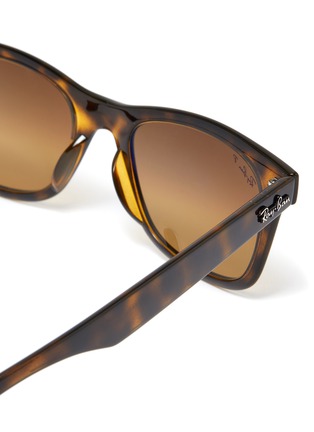 Detail View - Click To Enlarge - RAY-BAN - 'Shiny Havana' square horn rimmed tortoiseshell effect frame sunglasses