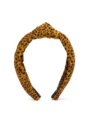 Main View - Click To Enlarge - LELE SADOUGHI - Leopard print knotted headband