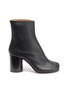 Main View - Click To Enlarge - MAISON MARGIELA - 'Tabi' tall leather ankle boots