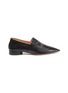 Main View - Click To Enlarge - MAISON MARGIELA - Kiki' contrast stitch point toe leather moccasins