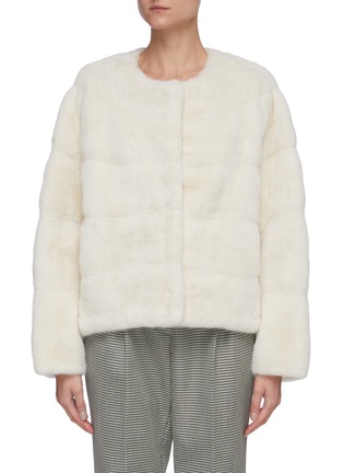Main View - Click To Enlarge - YVES SALOMON - Mink jacket