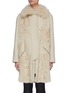 Main View - Click To Enlarge - YVES SALOMON - Kalgan lamb fur double faced cashmere coat