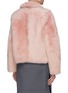 Back View - Click To Enlarge - YVES SALOMON - Leather Merinillo shearling jacket