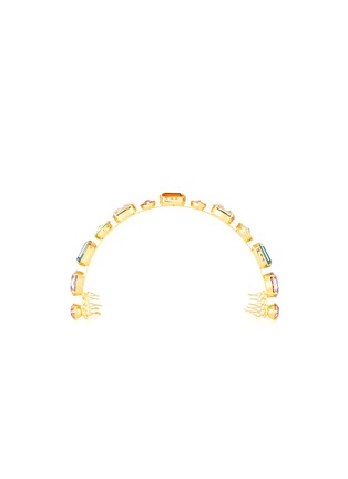 Main View - Click To Enlarge - LELET NY - 'Jules' crystal embellished halo