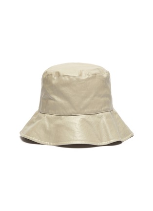Main View - Click To Enlarge - ISABEL MARANT - 'Loiena' waxed bucket hat