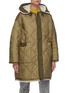 Detail View - Click To Enlarge - YVES SALOMON ARMY - Hooded reversible coat