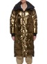 Main View - Click To Enlarge - YVES SALOMON ARMY - Reversible Hooded Long Puffer Coat