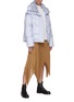 Figure View - Click To Enlarge - YVES SALOMON ARMY - Kalgan lamb fur lined technical puffer jacket