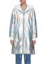 Main View - Click To Enlarge - YVES SALOMON ARMY - Mink hood holographic coat
