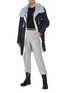 Figure View - Click To Enlarge - YVES SALOMON ARMY - Tibet lamb collar multi-panelled jacket